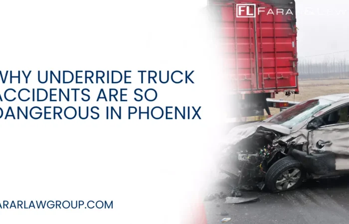Underride truck accidents are among the deadliest types of collisions on Phoenix roadways. These devastating crashes occur when a smaller passenger vehicle slides underneath the side or rear of a commercial truck or trailer, often leading to catastrophic injuries or fatalities.